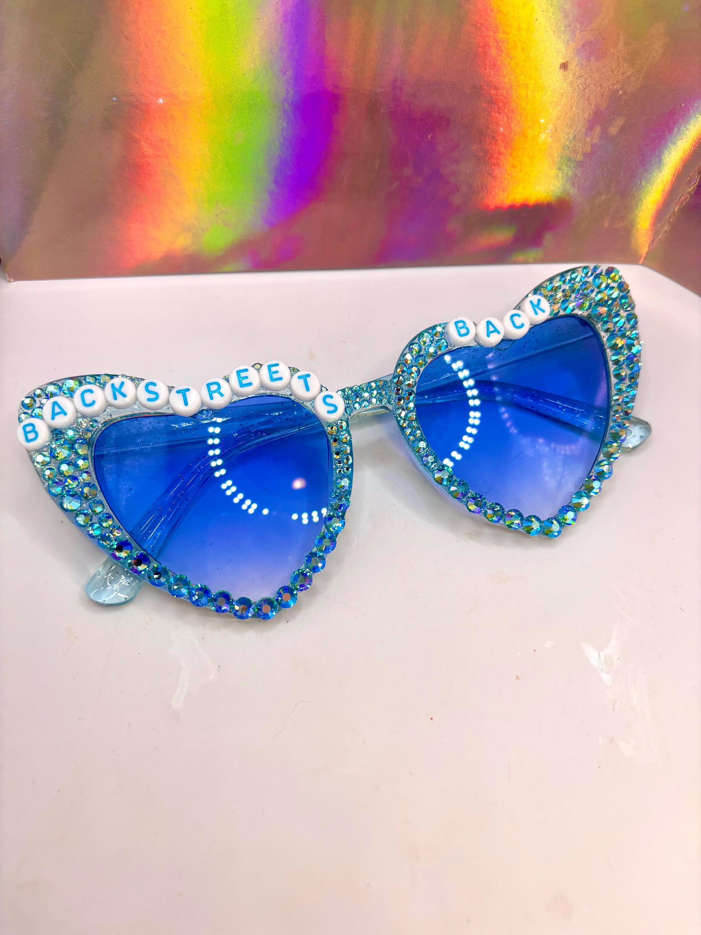 Customizable Bedazzled Heart Sunglasses – Backstreet Boys  display picture 1