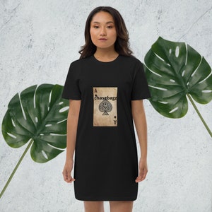 t-shirt asso di carte stampate