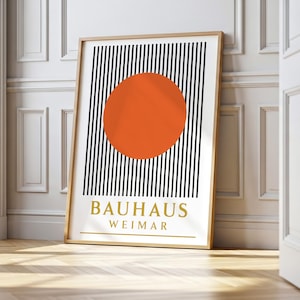 Bauhaus Art Print  | Abstract Bauhaus Poster | Bauhaus Wall Art | Exhibition Poster | Bauhaus Style Gallery Wall | Geometric Wall Art