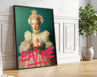 Stampa artistica femminista: arte murale massimalista, audace e divertente - Girl Power Decor