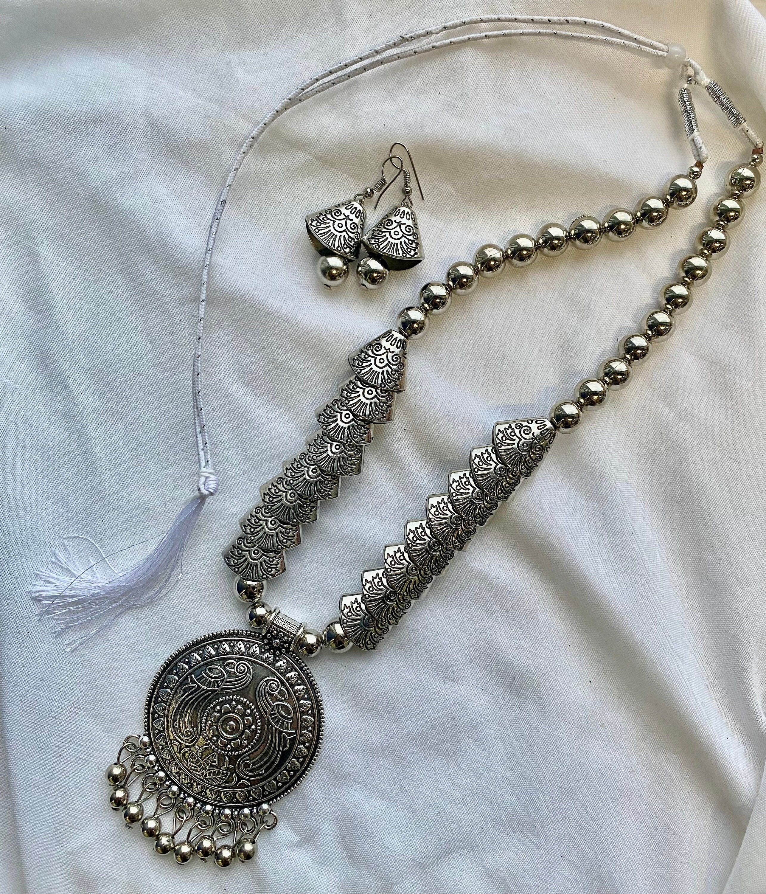 Silver Temple Necklace Etsy Australia