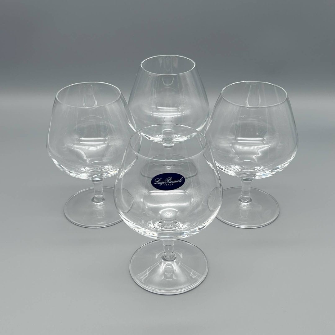 Luigi Bormioli Light and Music Brandy/cognac Glasses 4 Piece Etsy