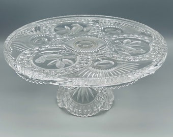 Hofbauer “ The Byrdes Collection”  Pedestal Cake Plate 12”