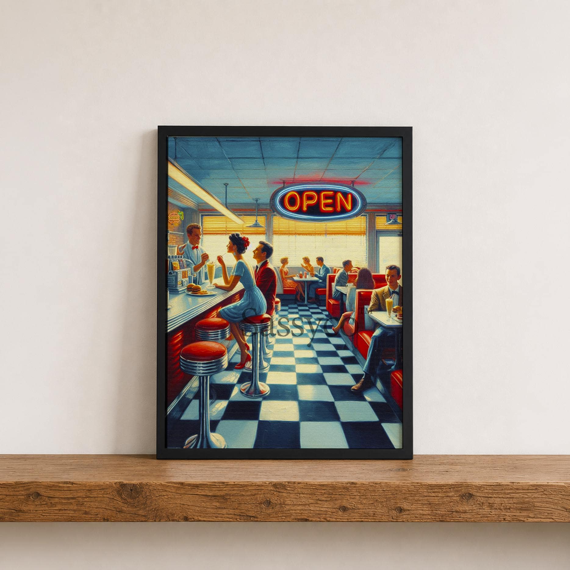 50s〜 アメリカアンティーク 絵画 USA カントリー ミッドセンチュリー 1950s american art - Etsy 日本