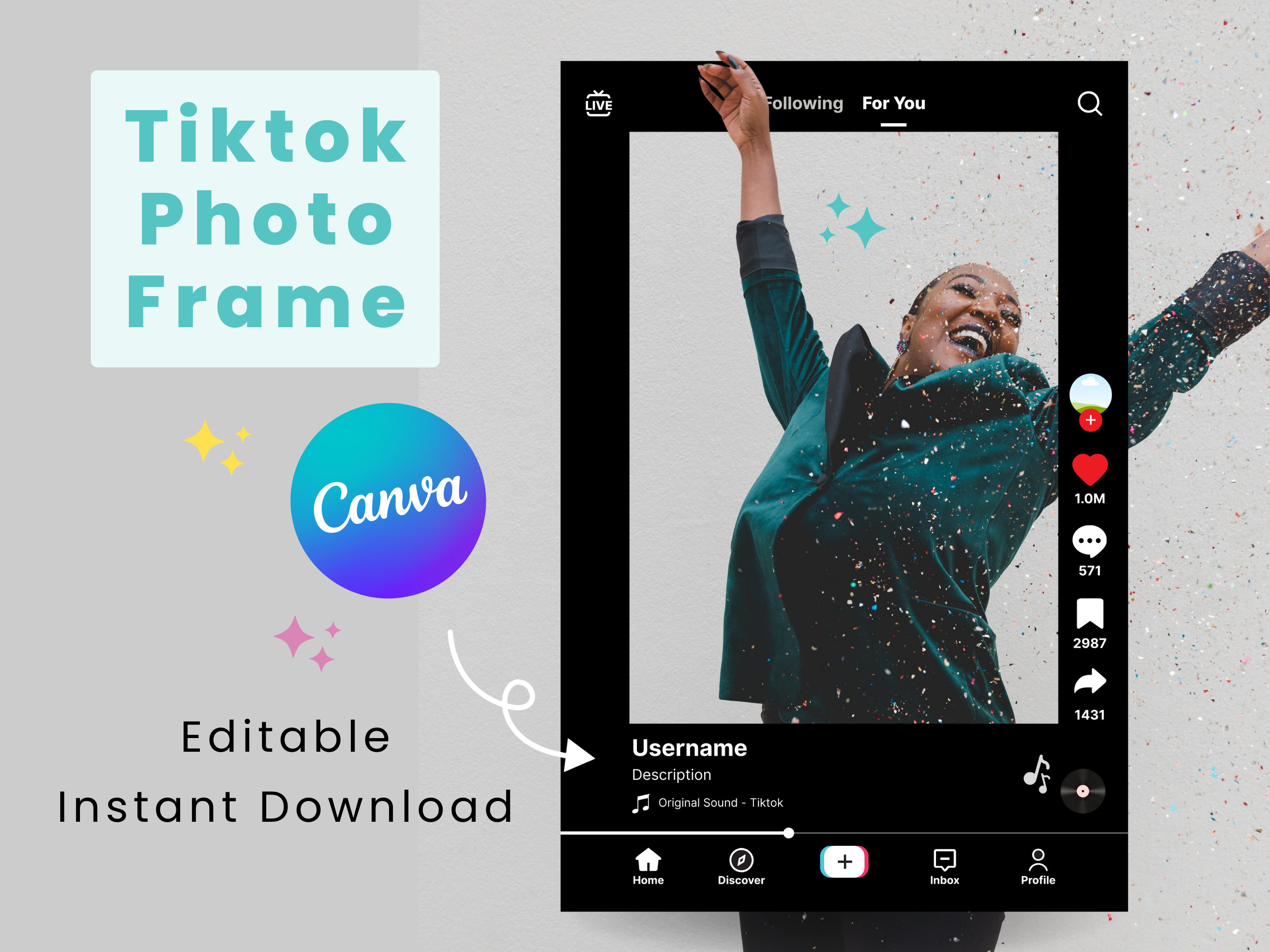 2023 Tiktok Photo Booth Frame Tiktok Prop Frame 24x36 Photo Prop Frame 2023-tiktok-photo-booth-frame-tiktok-prop-frame-24x36-photo-prop-frame