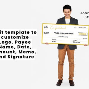 Congrats Large Cheque 12.0 | 42 X 18