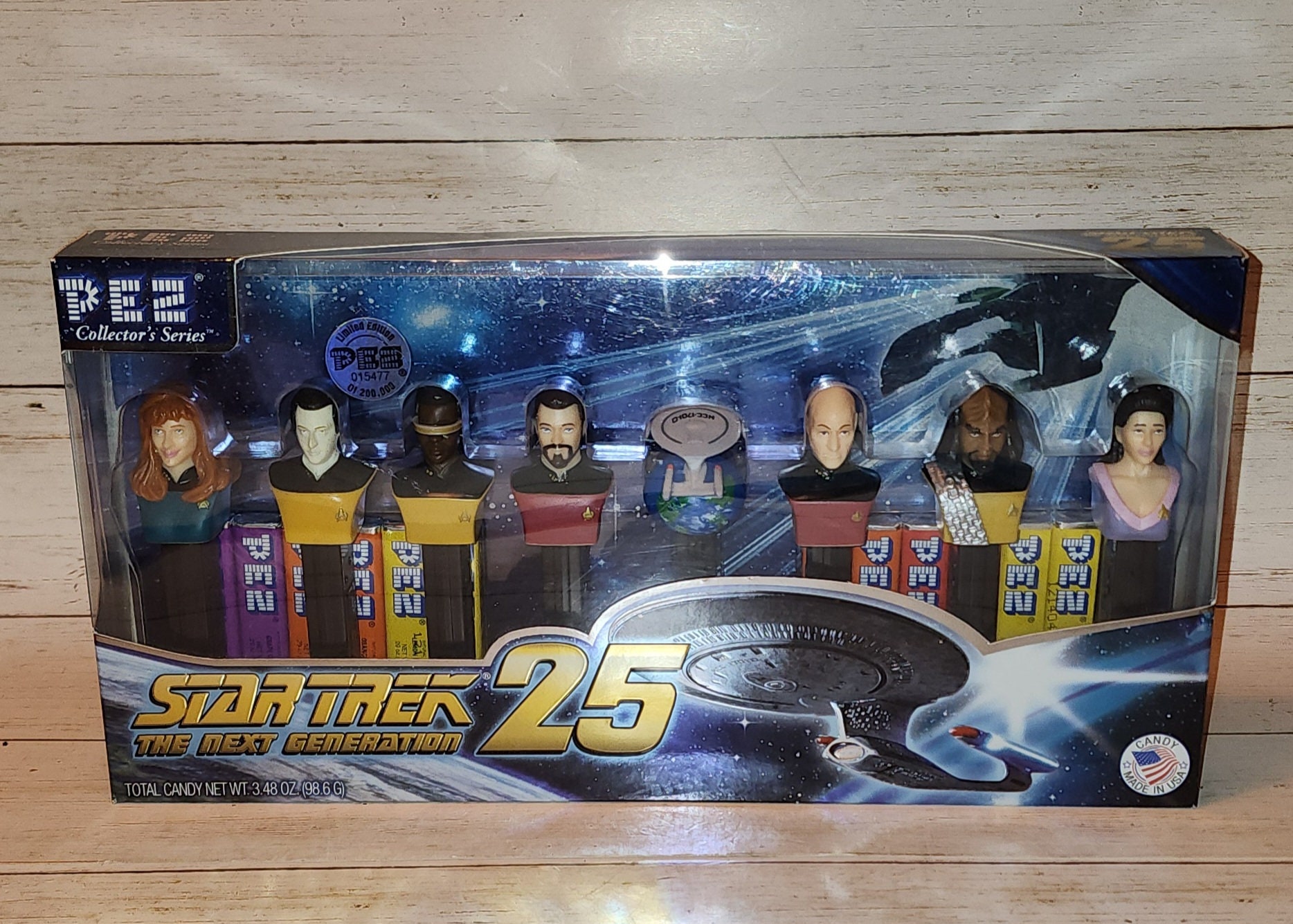 スタートレック PEZ とフィギュア PEZ コレクターズ シリーズ スタートレック8種入りセット 箱入