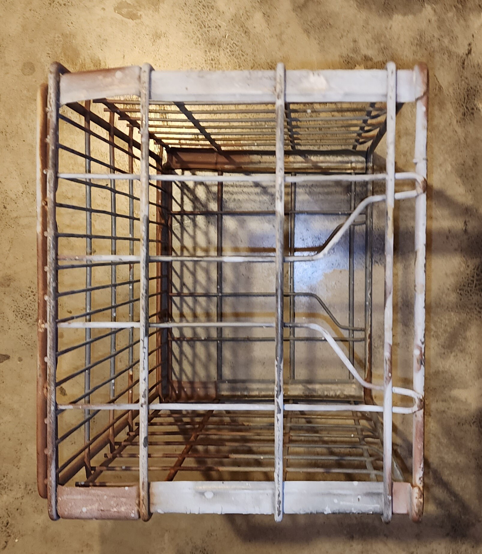 EXTRA LARGE MILK Crate in Solid Condition Heavy and Well Built Etsy