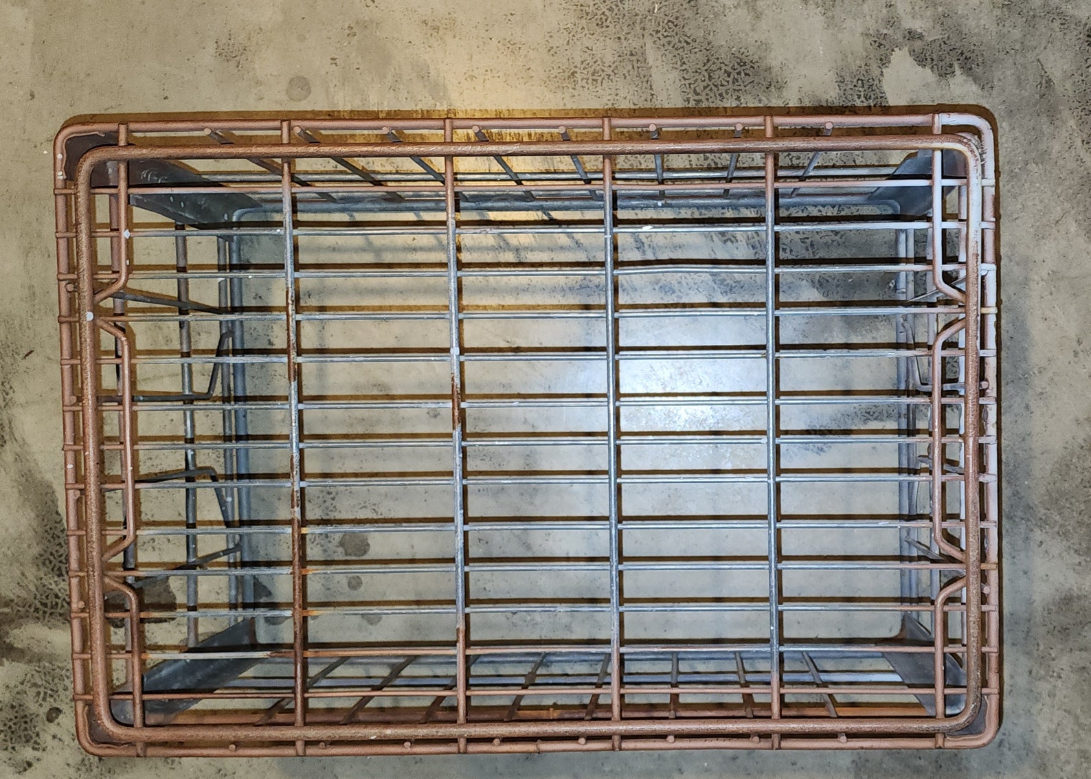 EXTRA LARGE MILK Crate in Solid Condition Heavy and Well Built Etsy
