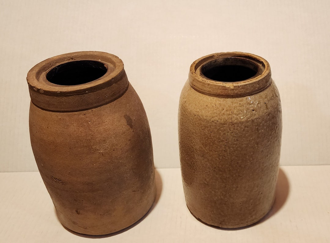 Antique Primitive Jugs Crocks Etsy