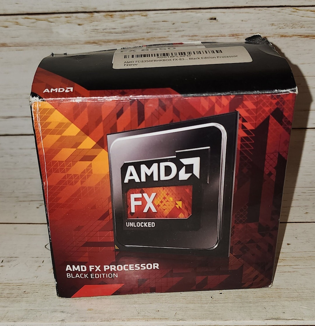 AMD FX-8350 BLACK Edition Vishera 8-core 4.0 Ghz 4.2 Ghz - Etsy