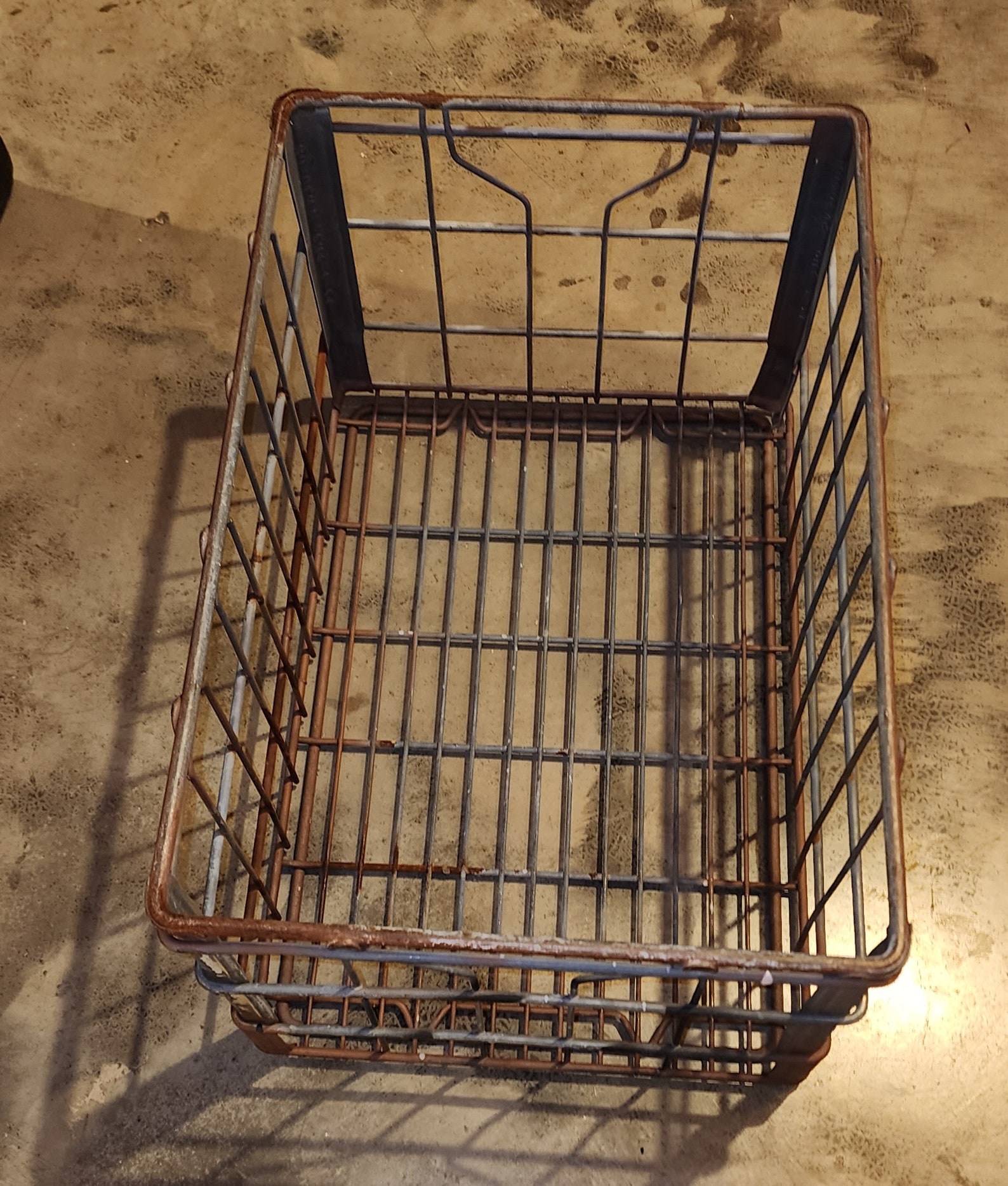 EXTRA LARGE MILK Crate in Solid Condition Heavy and Well Built Etsy