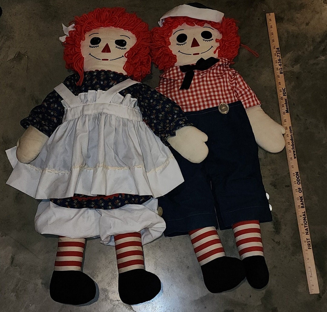 36 Raggedy Ann & Andy Dolls in Great Condition Original - Etsy