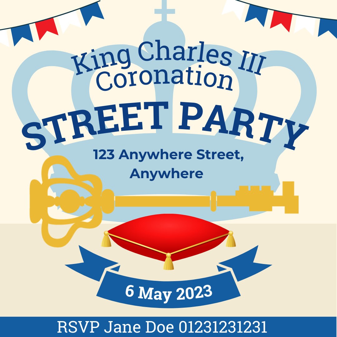 Coronation Invitation - Etsy
