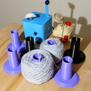 Reusable Small Yarn Cone for MasBros electric yarn and wool winder & LAMXD small yarn ball winder -  knitting, crochet, rug tufting, crafts