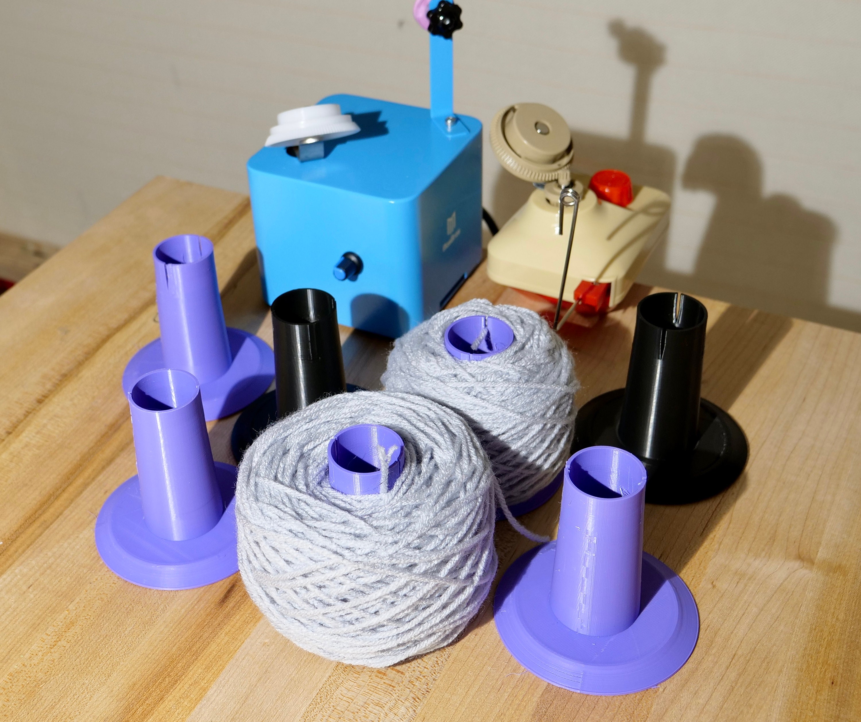 Jumbo Electric Cone Yarn Winder - Perfect for Rug Tufting - All