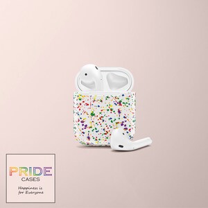 Polka Dot Pride Speckled Design Airpods Pro 2 Case, Airpods Gen 1 Gen 2 Gen 3, Aesthetic Airpods Case, Discreet Airpods Cover Gift