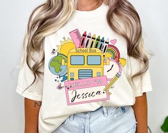 Matita con nome personalizzato in formato PNG, Ritorno a scuola in formato PNG, Matita per insegnanti in formato PNG, Scolaretta in formato PNG, Primo giorno di scuola, Asilo, Pre-K, Download digitale