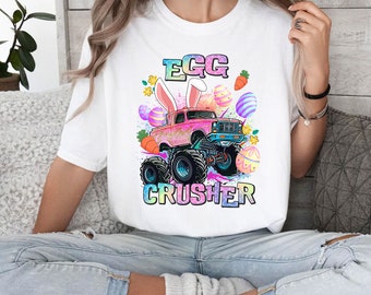 Egg Crusher Monster Truck PNG: Easter Day Sublimation (Digital Download)