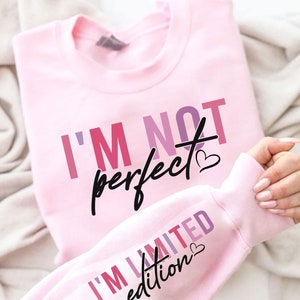 Non sono perfetto, sono PNG in formato SVG in edizione limitata, camicia a maniche ispiratrici Boho in formato Svg, ama te stesso in formato Svg, sei importante sempre in formato Svg, citazioni positive