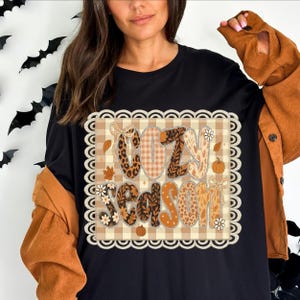Cozy Season Png, Preppy Floral Fall Pumpkin png, Pumpkin Lace png, Ditsy Floral Fall png, Autumn png, Coquette Fall png, Pumpkin Spice Png