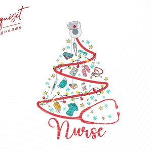 Nurse Christmas png, Merry Christmas, Nurse Png, Nurse Design, Stethoscope Png, sublimation design,Christmas sublimation designs digital