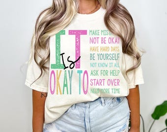 It's Okay To PNG: Mental Health Sublimation Design (Digital Download)