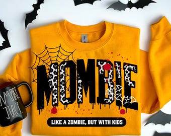 Mama Halloween Png, Mama Leopard Halloween Png, Mama Png, Gruselige Lustige Mama Png, Mama Leben Png, Geschenk für Mama Halloween Png Shirt
