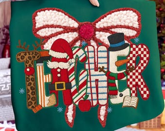 Fiocco per insegnante di Natale con uncinetto in filato PNG, Fiocco per insegnante di Natale in filato sintetico PNG, Matita leopardata PNG, Pupazzo di neve per insegnante di Natale PNG