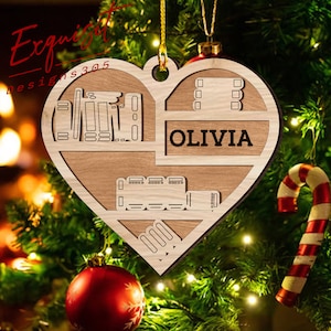 Book Lover Ornament SVG: Laser Cut File (Digital Download)