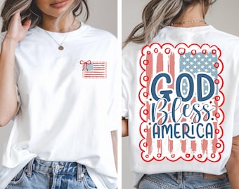 Patriotic Coquette, png-bestand: God Bless America, VS (digitale download)