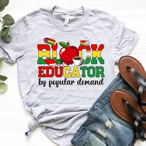 Black Educator PNG: Juneteenth Teacher&#39;s Day Design (Digital Download)