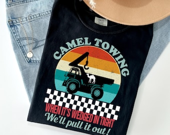 Funny Camel Towing PNG: Sarcastic Digital Download