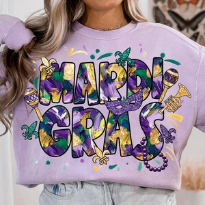 Glitter Brushstroke Mardi Gras Png, Mardi Gras Png, Fleur De Lis Png, Retro Mardi Gras png, Mardi Gras Sublimation, Mardi Gras Shirt Design