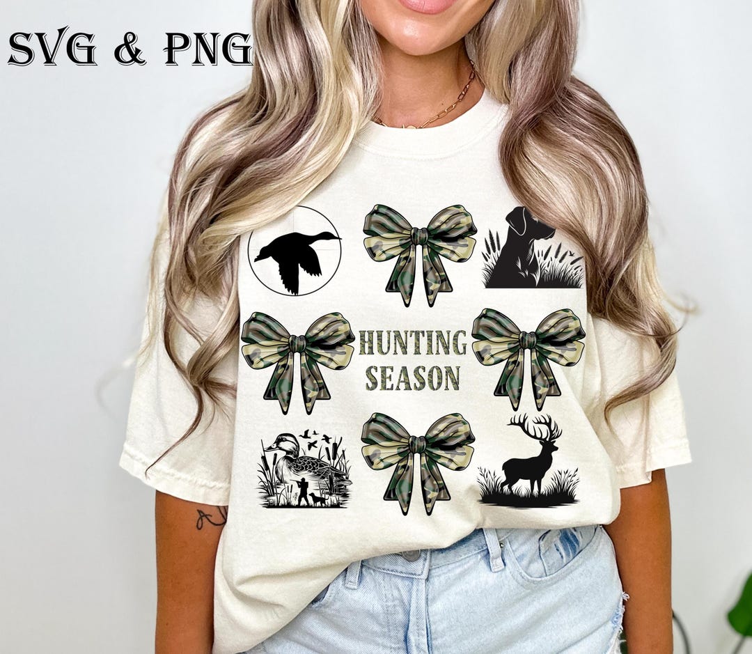 Camo Coquette Bow PNG: Hunting Season Design (digital Download) - Etsy