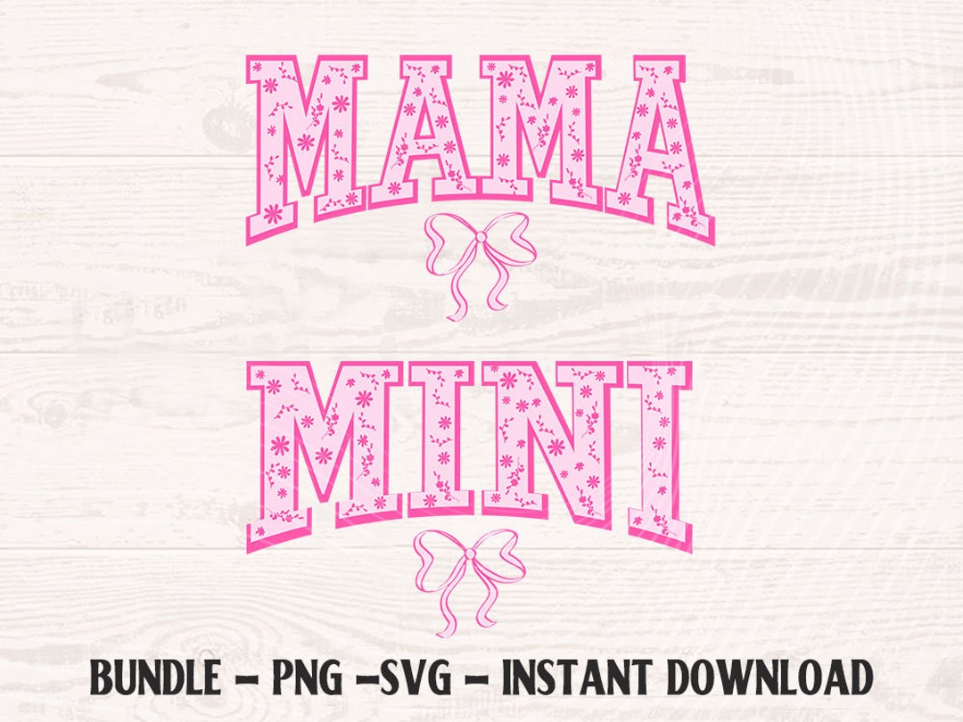 Coquette Mama Mini Svg Png, Mama Svg Png, Coquette Svg Png, Mama Mini ...