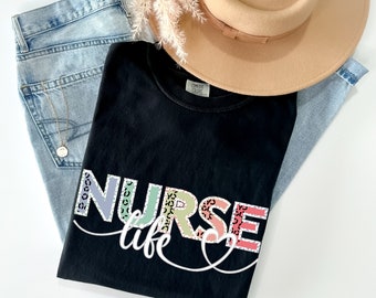 Nurse Life PNG, Leopard Nurse, Nursing Life, CNA png, Nurse png, Leopard Nurse, Cricut, Nurse Mode, Colorful Leopard, Nurse Sublimation