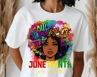 Juneteenth Black Freedom PNG: Sublimation Design (Digital Download)
