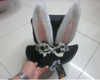 Wonderland Rabbit Hat, Alice Themed Fancy Dress Party Book Week Costume