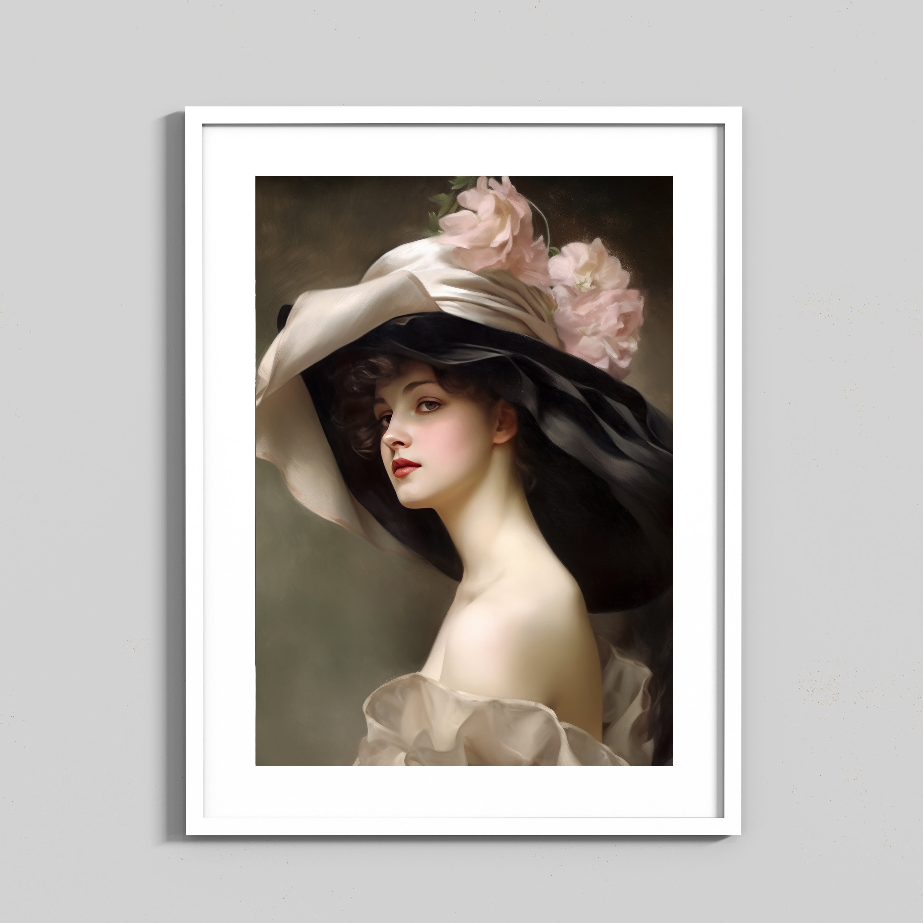 Vintage Woman Instant Digital Download printable Victorian Portrait - Etsy