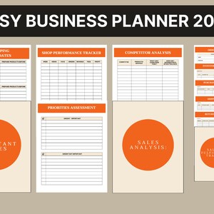 Ultimate Etsy Planner Business Planner 2024 Etsy Growth Planner Etsy