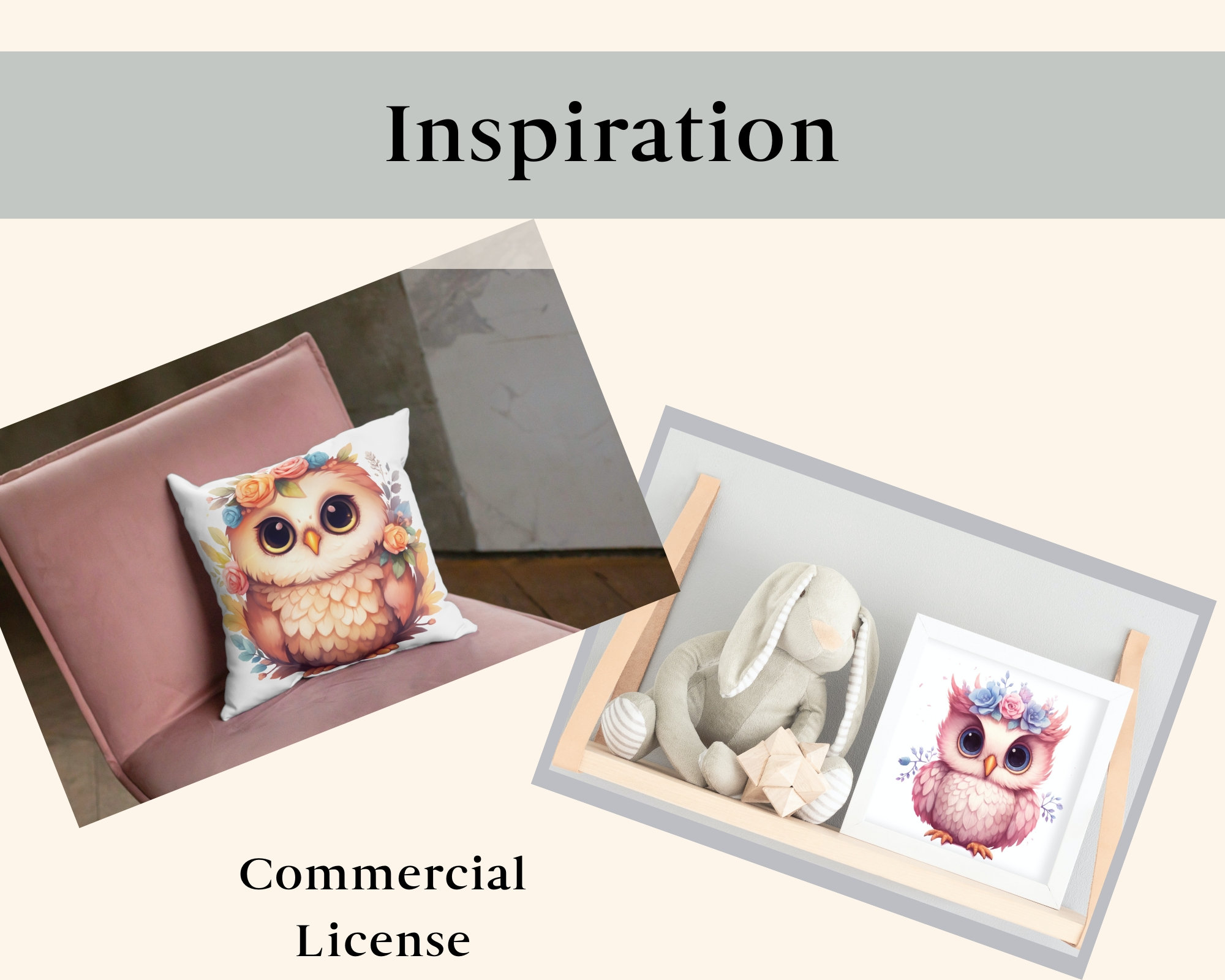 24 PNG Cute Baby Owls Printable Digital Image Bundle - Etsy