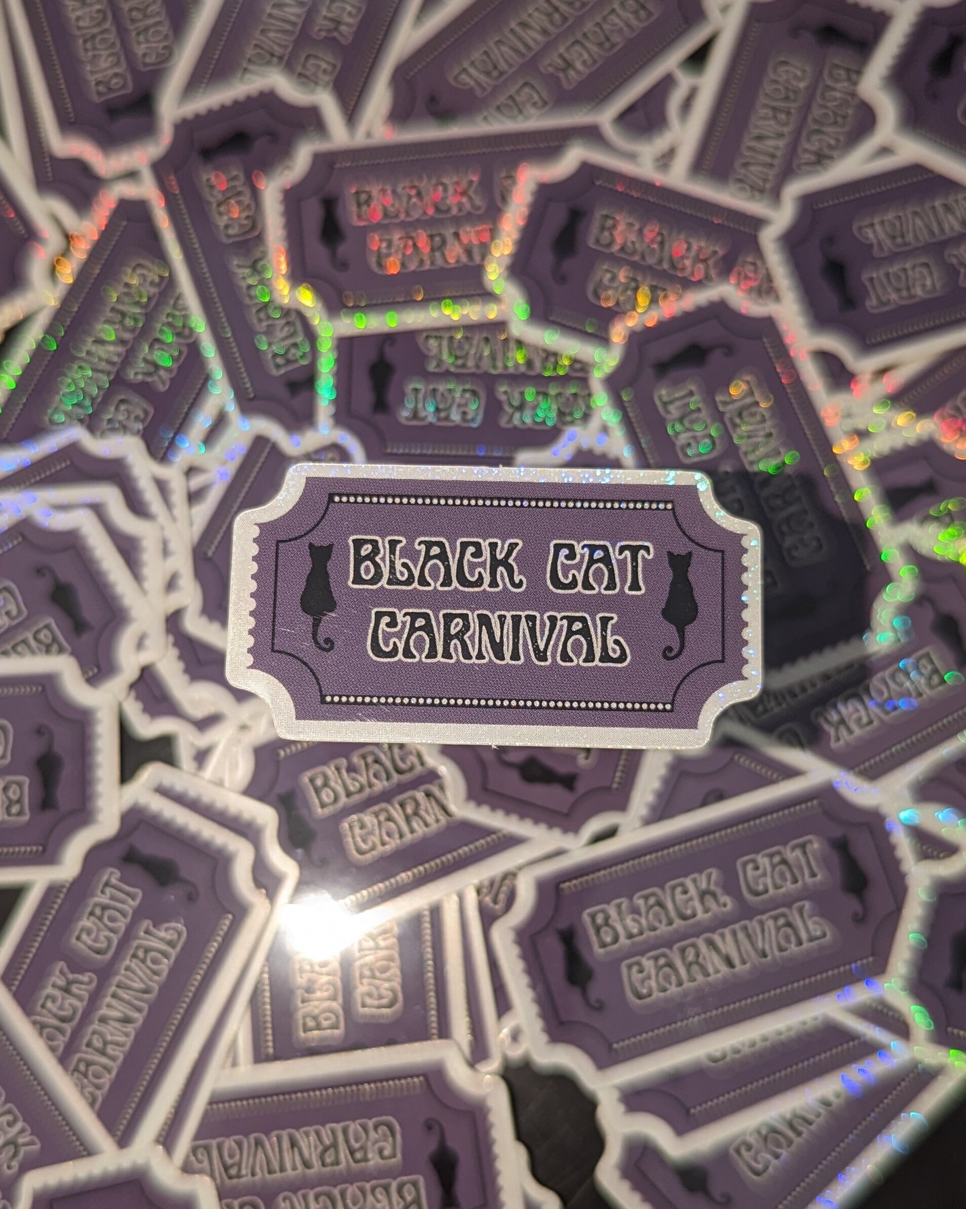 Black Cat Carnival 2024 Ticket Sticker - Etsy