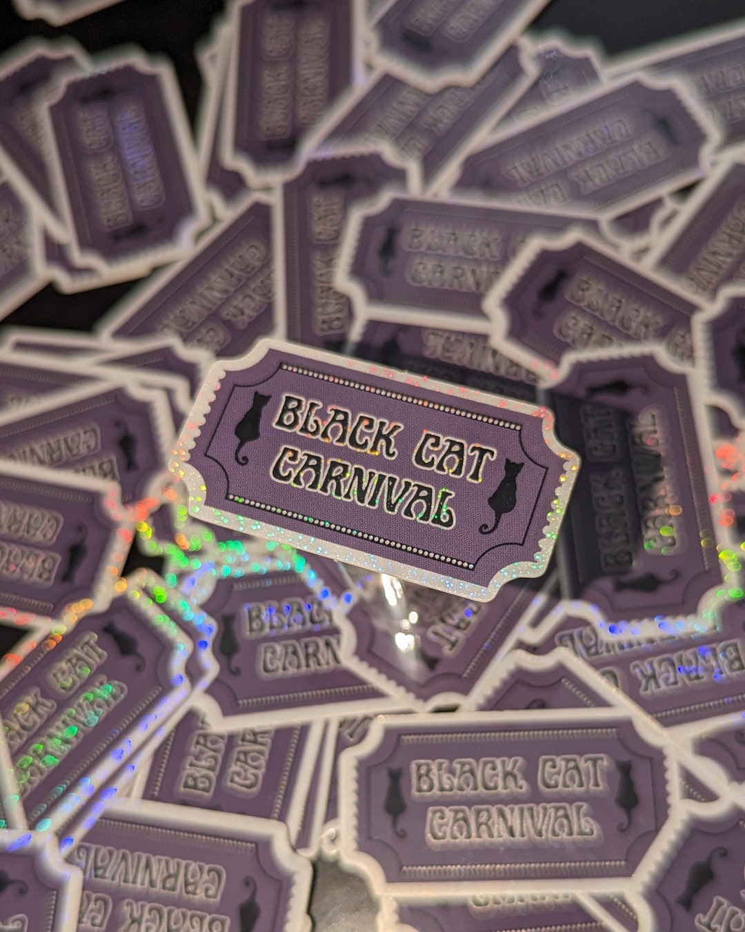 Black Cat Carnival 2024 Ticket Sticker - Etsy