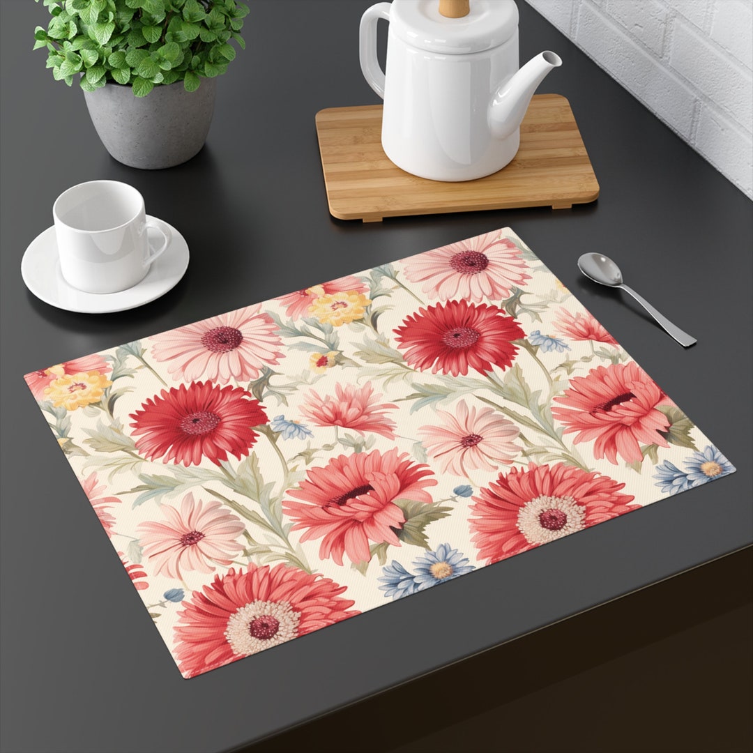 Gerber Daisy Placemat - Set of 4 main image 1