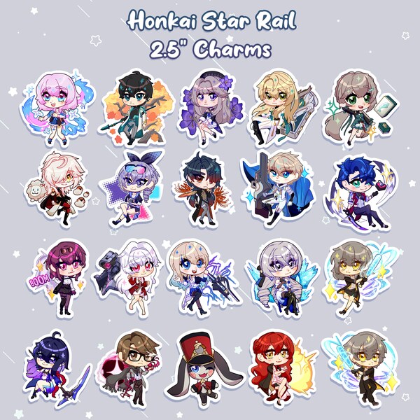 Honkai Star Rail 2.5” Charms