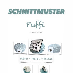 EBOOK PUFFI - Schnittmuster und Nähanleitung für ein Tablet- oder Lesekissen