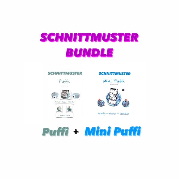 EBOOK -  Bundle Schnittmuster - Puffi+Mini Puffi