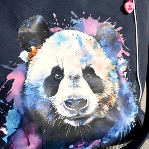 Rucksack, Elsbag mit Panda Bild 10