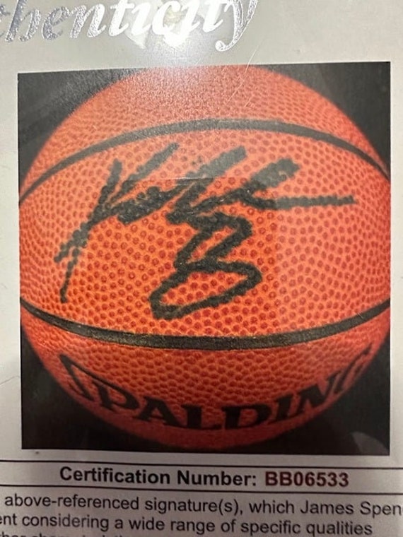basketball with kobe bryant signature